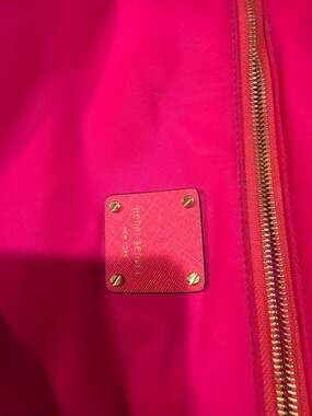 Henri Bendel West 57th Fuchsia Pink Nylon Tote Bag